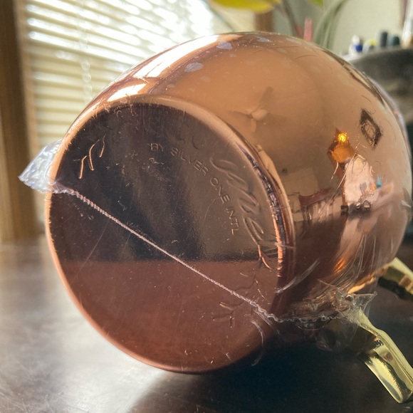 Copper Moscow Mule Mug, Silver Handle - Eco One By Silver One Internatio… - Picture 4 of 4